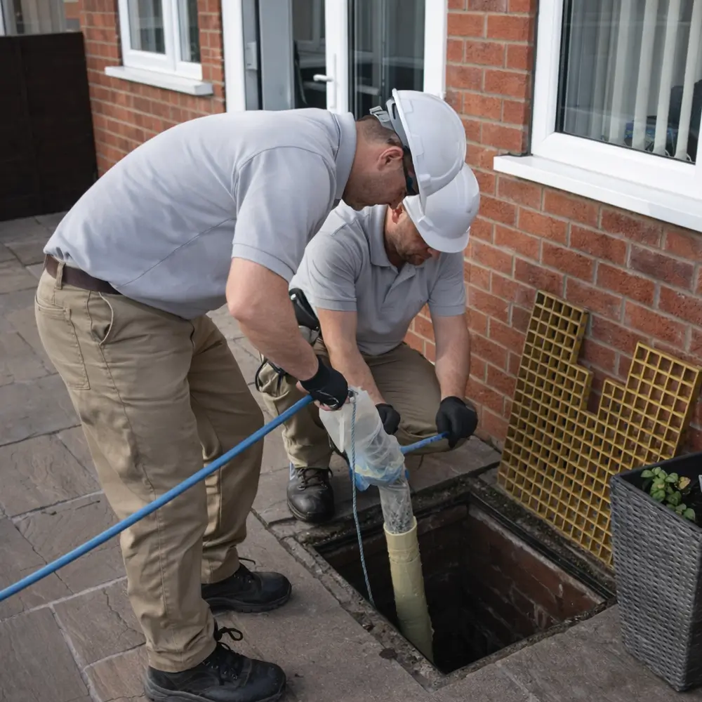 Blocked drain repair service in Queenborough
